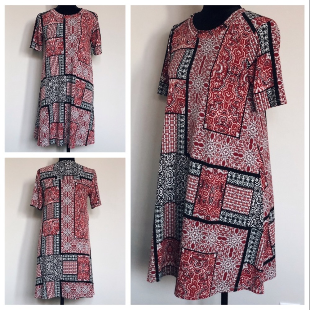 Bcbgeneration Patchwork Shift Dress - image 1